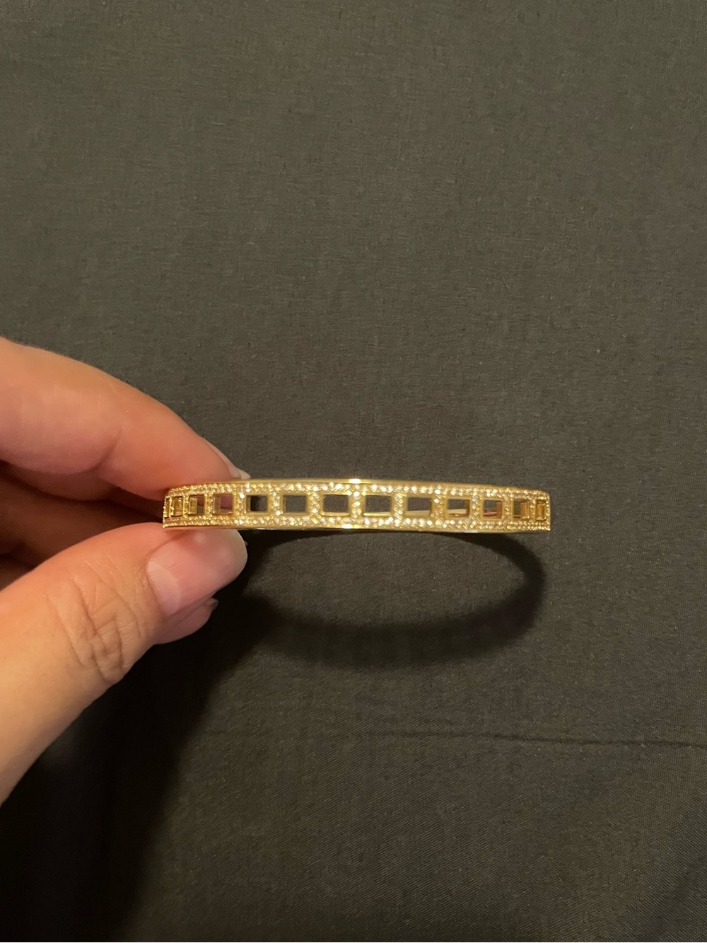 New - 14k gold plated bangle